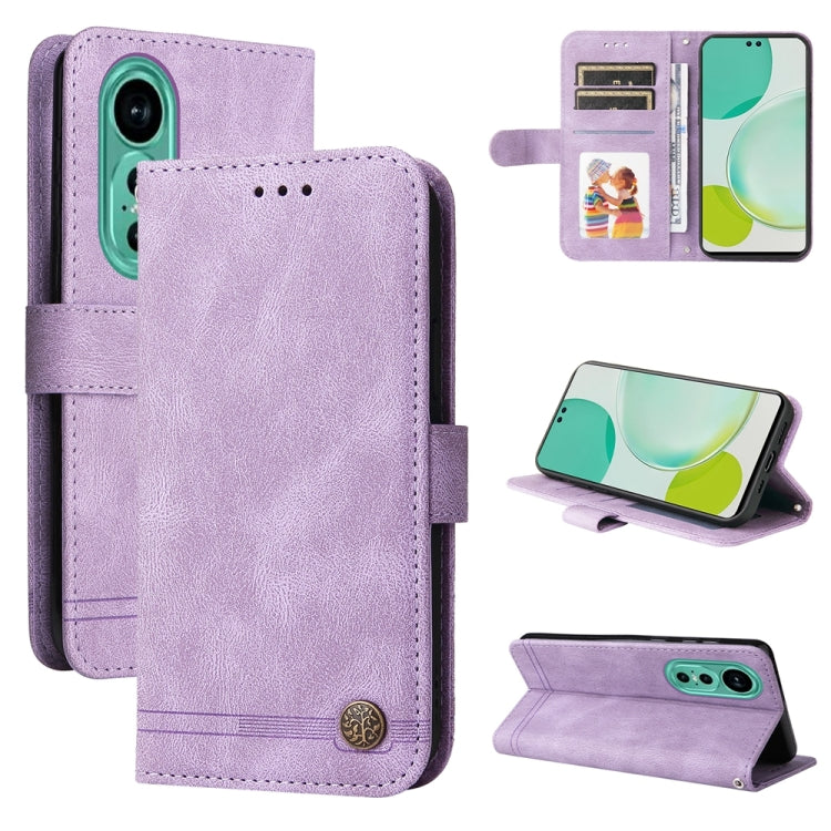 Skin Feel Life Tree Metal Button Leather Phone Case, For Huawei nova 13 Pro, For Huawei nova 13 / nova 12, For Huawei Enjoy 70 Pro, For Huawei Enjoy 70, For Huawei nova 11 SE, For Huawei nova 12 Pro, For Huawei nova 12, For Huawei Mate 60              ...