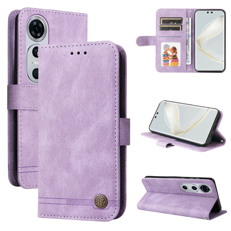 Skin Feel Life Tree Metal Button Leather Phone Case, For Huawei nova 13 Pro, For Huawei nova 13 / nova 12, For Huawei Enjoy 70 Pro, For Huawei Enjoy 70, For Huawei nova 11 SE, For Huawei nova 12 Pro, For Huawei nova 12, For Huawei Mate 60              ...