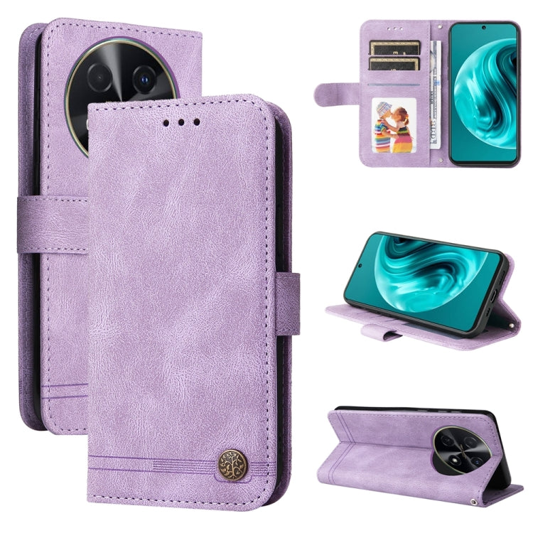 Skin Feel Life Tree Metal Button Leather Phone Case, For Huawei Enjoy 80, For Huawei nova 13 Pro, For Huawei nova 13 / nova 12, For Huawei Enjoy 70 Pro, For Huawei Enjoy 70, For Huawei nova 11 SE, For Huawei nova 12 Pro, For Huawei nova 12             ...
