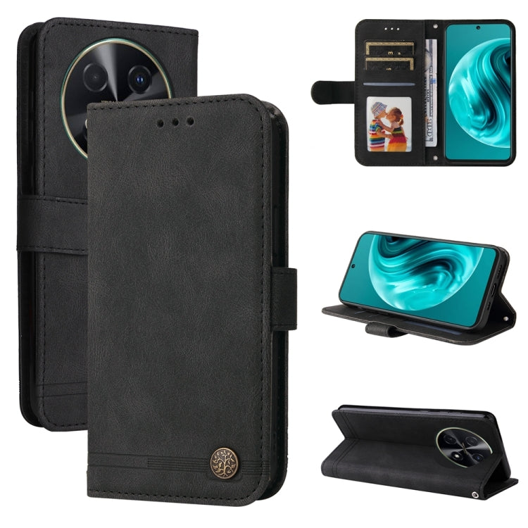 Skin Feel Life Tree Metal Button Leather Phone Case, For Huawei Enjoy 80, For Huawei nova 13 Pro, For Huawei nova 13 / nova 12, For Huawei Enjoy 70 Pro, For Huawei Enjoy 70, For Huawei nova 11 SE, For Huawei nova 12 Pro, For Huawei nova 12             ...