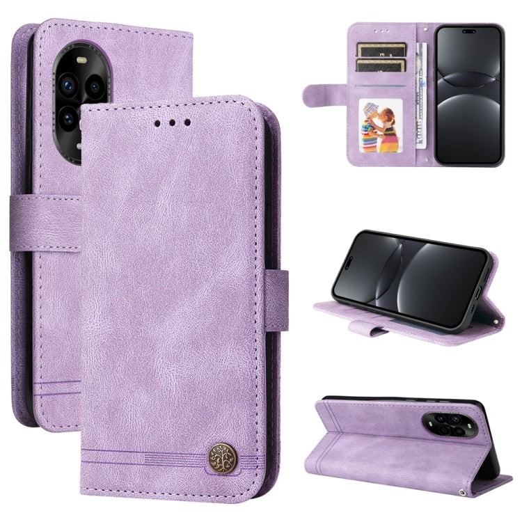 Skin Feel Life Tree Metal Button Leather Phone Case, For Huawei Enjoy 80, For Huawei nova 13 Pro, For Huawei nova 13 / nova 12, For Huawei Enjoy 70 Pro, For Huawei Enjoy 70, For Huawei nova 11 SE, For Huawei nova 12 Pro, For Huawei nova 12             ...