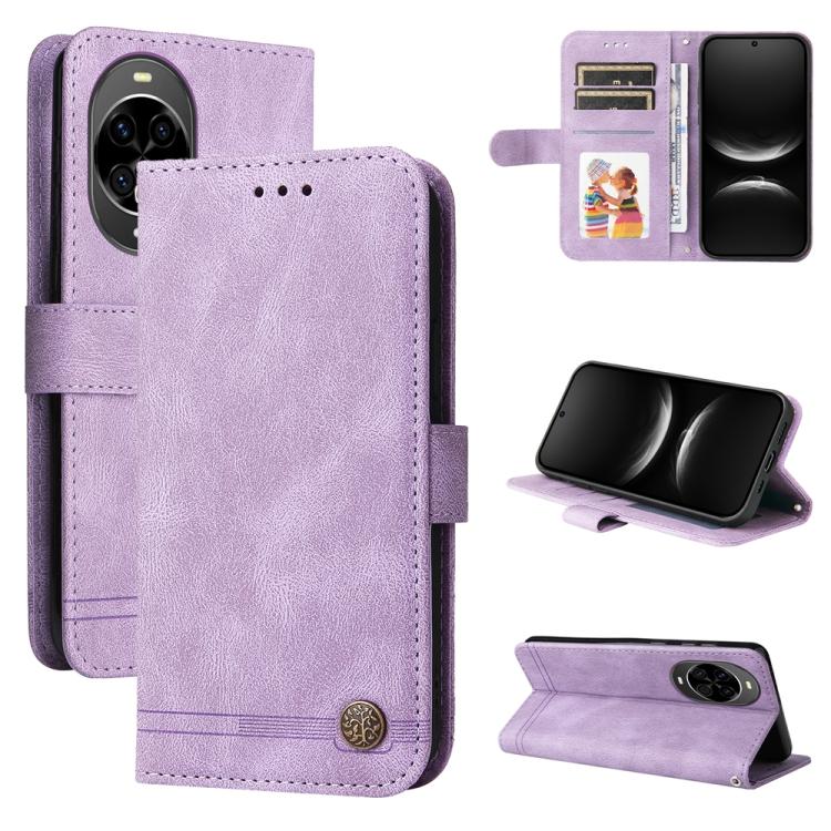 Skin Feel Life Tree Metal Button Leather Phone Case, For Huawei Enjoy 90 Pro Max 5G, For Huawei Enjoy 90 / Enjoy 90 Plus 5G, For Huawei Enjoy 80 Plus, For Huawei nova 15 Pro / nova 15 Ultra, For Huawei Mate 70 Air 5G, For Huawei nova 14 Lite           ...