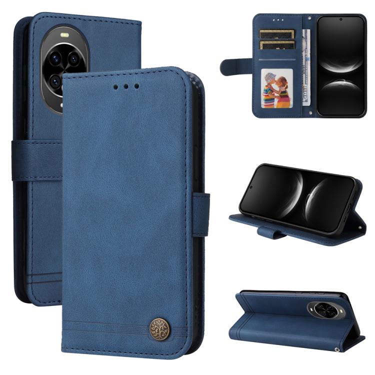 Skin Feel Life Tree Metal Button Leather Phone Case, For Huawei Enjoy 90 Pro Max 5G, For Huawei Enjoy 90 / Enjoy 90 Plus 5G, For Huawei Enjoy 80 Plus, For Huawei nova 15 Pro / nova 15 Ultra, For Huawei Mate 70 Air 5G, For Huawei nova 14 Lite           ...