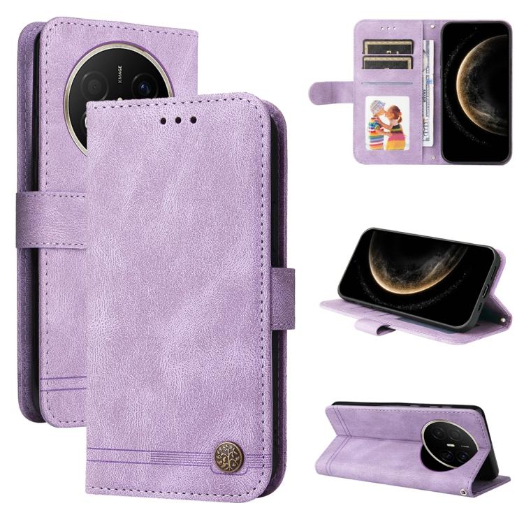 Skin Feel Life Tree Metal Button Leather Phone Case, For Huawei Enjoy 90 Pro Max 5G, For Huawei Enjoy 90 / Enjoy 90 Plus 5G, For Huawei Enjoy 80 Plus, For Huawei nova 15 Pro / nova 15 Ultra, For Huawei Mate 70 Air 5G, For Huawei nova 14 Lite           ...