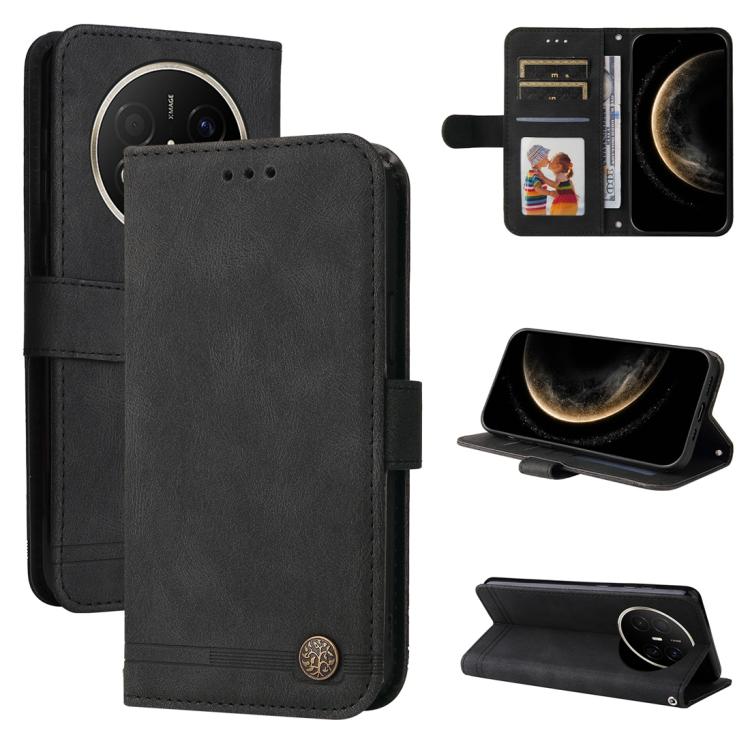 Skin Feel Life Tree Metal Button Leather Phone Case, For Huawei Enjoy 90 Pro Max 5G, For Huawei Enjoy 90 / Enjoy 90 Plus 5G, For Huawei Enjoy 80 Plus, For Huawei nova 15 Pro / nova 15 Ultra, For Huawei Mate 70 Air 5G, For Huawei nova 14 Lite           ...
