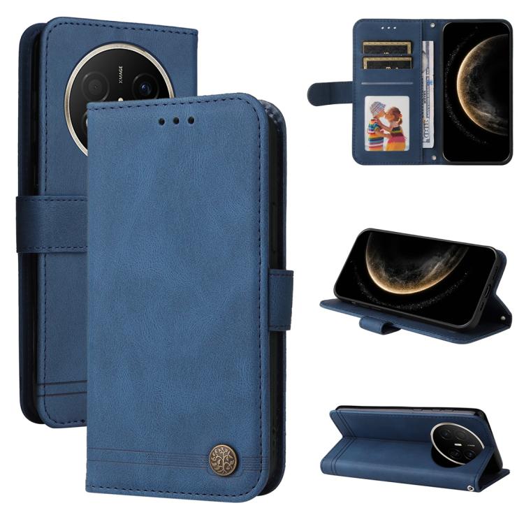 Skin Feel Life Tree Metal Button Leather Phone Case, For Huawei Enjoy 90 Pro Max 5G, For Huawei Enjoy 90 / Enjoy 90 Plus 5G, For Huawei Enjoy 80 Plus, For Huawei nova 15 Pro / nova 15 Ultra, For Huawei Mate 70 Air 5G, For Huawei nova 14 Lite           ...