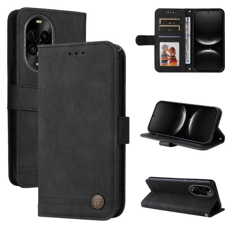 Skin Feel Life Tree Metal Button Leather Phone Case, For Huawei Enjoy 90 Pro Max 5G, For Huawei Enjoy 90 / Enjoy 90 Plus 5G, For Huawei Enjoy 80 Plus, For Huawei nova 15 Pro / nova 15 Ultra, For Huawei Mate 70 Air 5G, For Huawei nova 14 Lite           ...