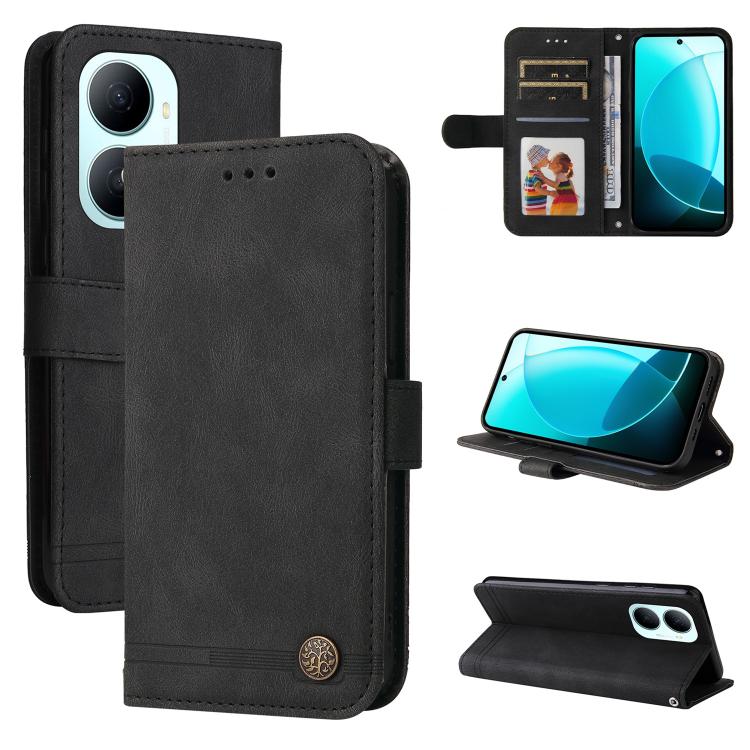 Skin Feel Life Tree Metal Button Leather Phone Case, For Huawei nova 16, For Huawei Enjoy 90 Pro Max 5G, For Huawei Enjoy 90 / Enjoy 90 Plus 5G, For Huawei Enjoy 80 Plus, For Huawei nova 15 Pro / nova 15 Ultra, For Huawei Mate 70 Air 5G                ...