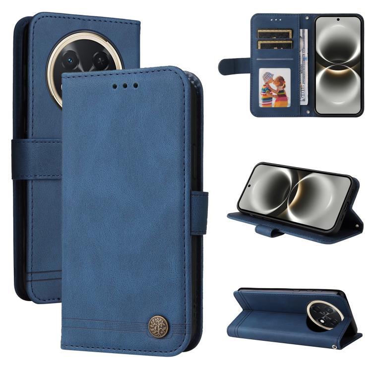 Skin Feel Life Tree Metal Button Leather Phone Case, For Huawei nova 16, For Huawei Enjoy 90 Pro Max 5G, For Huawei Enjoy 90 / Enjoy 90 Plus 5G, For Huawei Enjoy 80 Plus, For Huawei nova 15 Pro / nova 15 Ultra, For Huawei Mate 70 Air 5G                ...