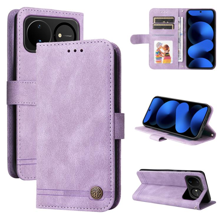 Skin Feel Life Tree Metal Button Leather Phone Case, For Huawei nova 16, For Huawei Enjoy 90 Pro Max 5G, For Huawei Enjoy 90 / Enjoy 90 Plus 5G, For Huawei Enjoy 80 Plus, For Huawei nova 15 Pro / nova 15 Ultra, For Huawei Mate 70 Air 5G                ...