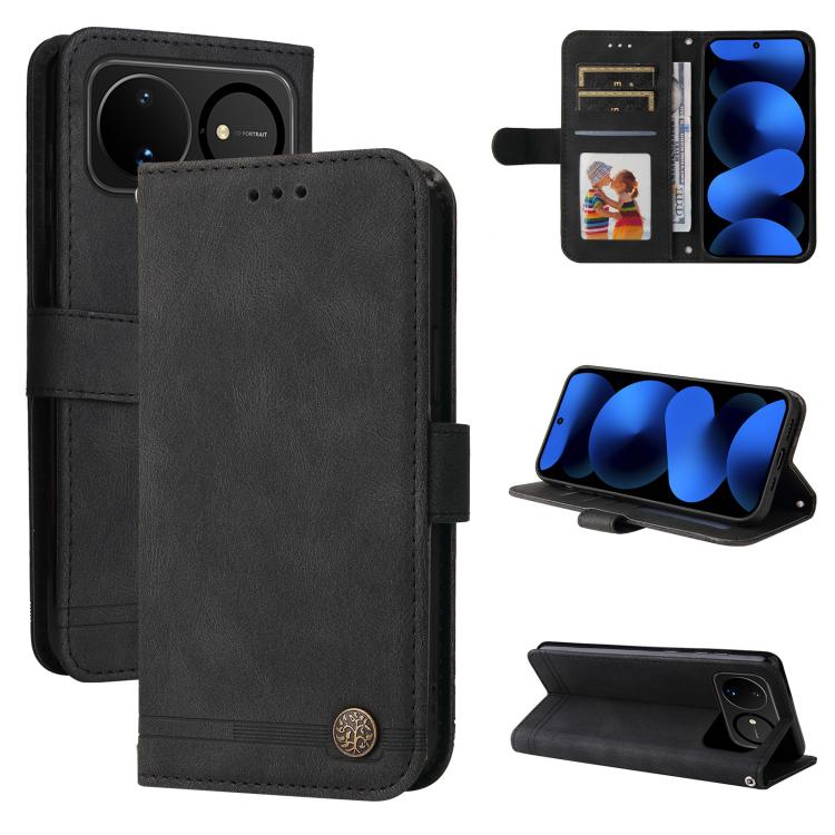 Skin Feel Life Tree Metal Button Leather Phone Case, For Huawei nova 16, For Huawei Enjoy 90 Pro Max 5G, For Huawei Enjoy 90 / Enjoy 90 Plus 5G, For Huawei Enjoy 80 Plus, For Huawei nova 15 Pro / nova 15 Ultra, For Huawei Mate 70 Air 5G                ...
