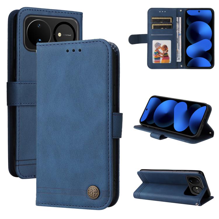 Skin Feel Life Tree Metal Button Leather Phone Case, For Huawei nova 16, For Huawei Enjoy 90 Pro Max 5G, For Huawei Enjoy 90 / Enjoy 90 Plus 5G, For Huawei Enjoy 80 Plus, For Huawei nova 15 Pro / nova 15 Ultra, For Huawei Mate 70 Air 5G                ...