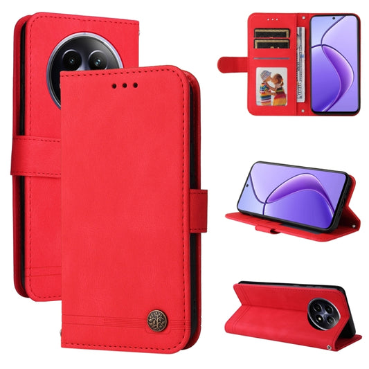 Skin Feel Life Tree Metal Button Leather Phone Case, For Realme 12, For Realme 12+, For Realme 12 Pro+, For Realme C67 4G Global, For Realme C67 5G / 11 5G Taiwan Version, For Realme 11 4G Global, For Realme C53 / Narzo N53, For Realme 11              ...