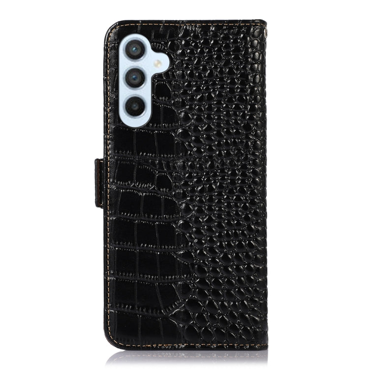 Crocodile Top Layer Cowhide Leather Phone Case, For Samsung Galaxy A55 5G, For Samsung Galaxy Xcover 7, For Samsung Galaxy M54 5G, For Samsung Galaxy A35 5G, For Samsung Galaxy M34 5G, For Samsung Galaxy S24 Ultra, For Samsung Galaxy S24+              ...