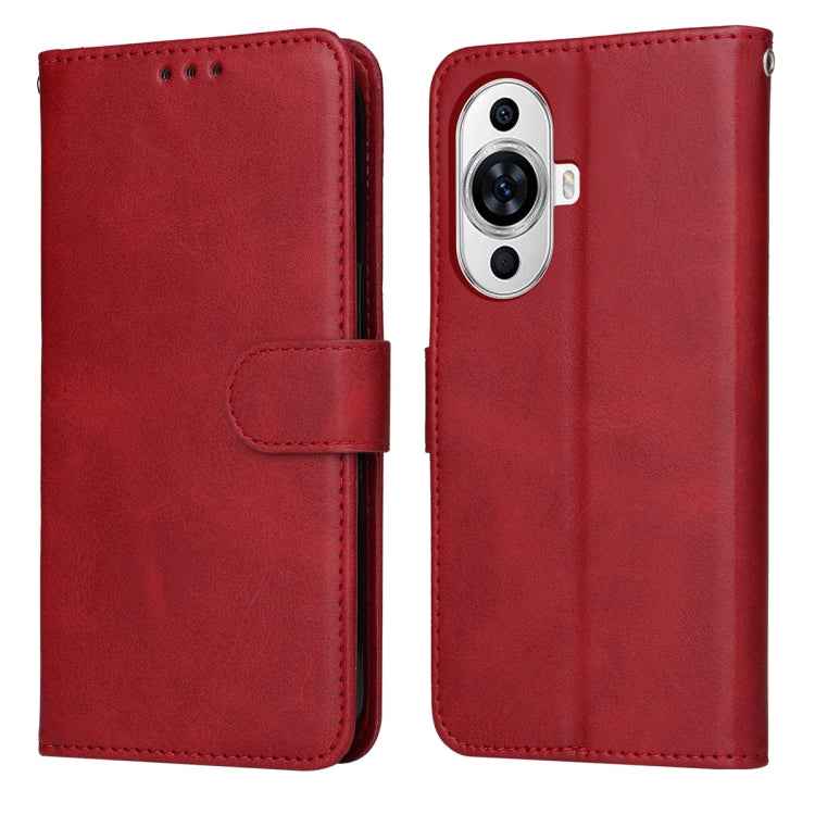 Classic Calf Texture Flip Leather Phone Case, For Huawei nova 11