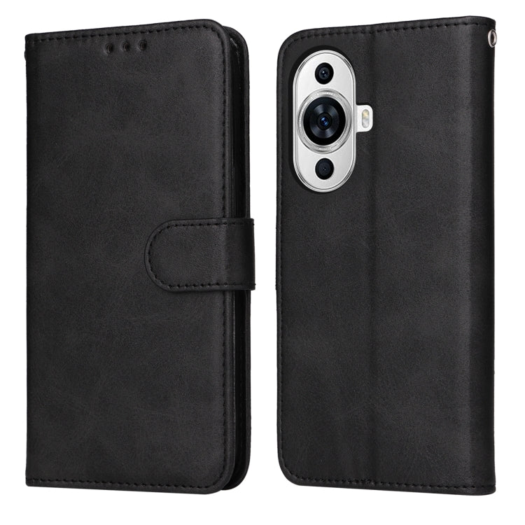 Classic Calf Texture Flip Leather Phone Case, For Huawei Mate 60 Pro, For Huawei Enjoy 60X, For Huawei nova 11 Pro, For Huawei nova 11