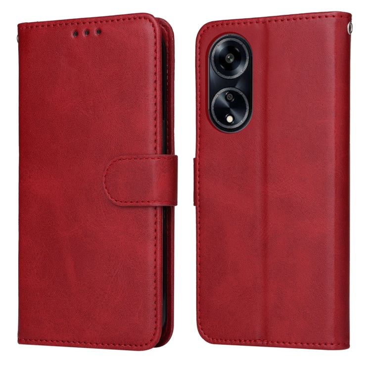 Classic Calf Texture Flip Leather Phone Case, For OPPO A58 4G, For OPPO Reno10 5G / Reno10 Pro 5G Global, For OPPO A78 4G, For OPPO Find X8 Pro, For OPPO Find X6 Pro, For OPPO Find X6, For OPPO A1 5G, For OPPO A79 5G