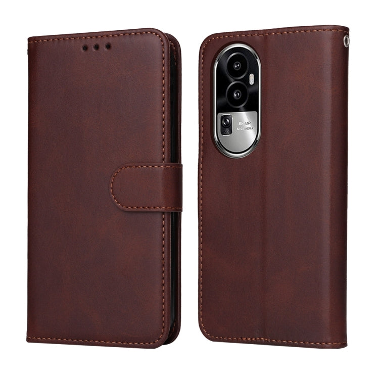 Classic Calf Texture Flip Leather Phone Case, For OPPO A58 4G, For OPPO Reno10 5G / Reno10 Pro 5G Global, For OPPO A78 4G, For OPPO Find X8 Pro, For OPPO Find X6 Pro, For OPPO Find X6, For OPPO A1 5G, For OPPO A79 5G