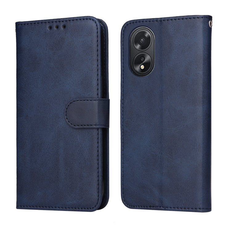 Classic Calf Texture Flip Leather Phone Case, For OPPO Reno12 5G Global, For OPPO K12x, For OPPO A60 4G Global, For OPPO K12, For OPPO A3 Pro 5G, For OPPO Reno11 F Global / F25 Pro Global, For OPPO Reno11 5G Global, For OPPO A59 5G / A2m               ...