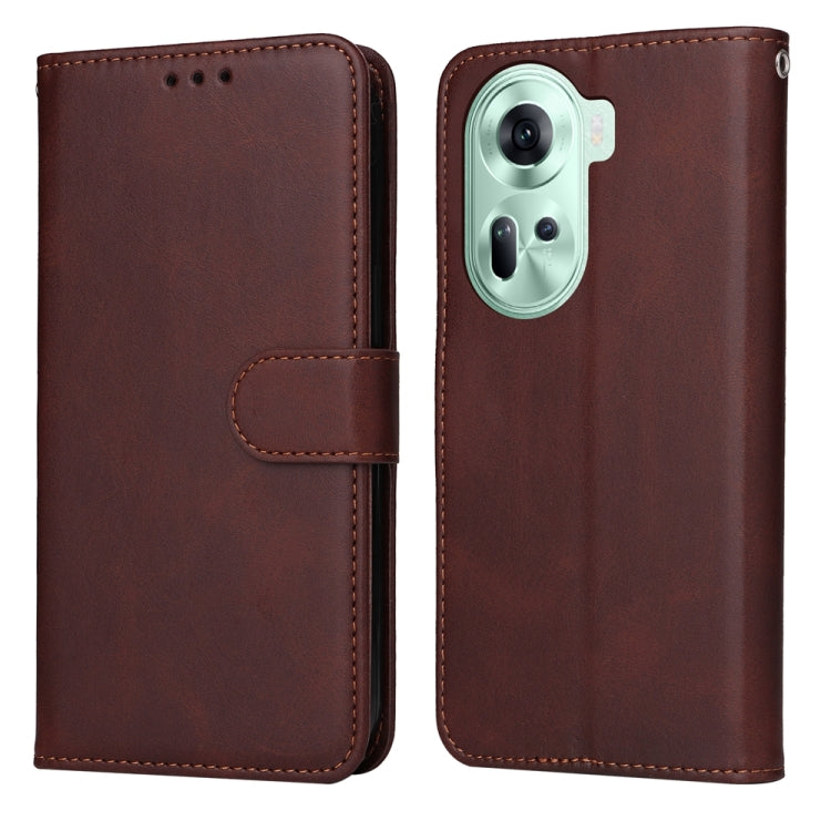 Classic Calf Texture Flip Leather Phone Case, For OPPO Reno12 5G Global, For OPPO K12x, For OPPO A60 4G Global, For OPPO K12, For OPPO A3 Pro 5G, For OPPO Reno11 F Global / F25 Pro Global, For OPPO Reno11 5G Global, For OPPO A59 5G / A2m               ...