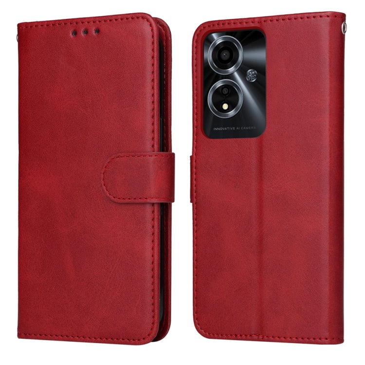 Classic Calf Texture Flip Leather Phone Case, For OPPO Reno12 5G Global, For OPPO K12x, For OPPO A60 4G Global, For OPPO K12, For OPPO A3 Pro 5G, For OPPO Reno11 F Global / F25 Pro Global, For OPPO Reno11 5G Global, For OPPO A59 5G / A2m               ...