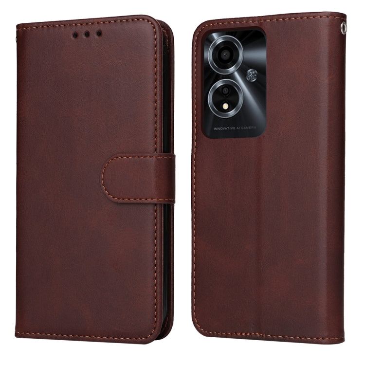 Classic Calf Texture Flip Leather Phone Case, For OPPO Reno12 5G Global, For OPPO K12x, For OPPO A60 4G Global, For OPPO K12, For OPPO A3 Pro 5G, For OPPO Reno11 F Global / F25 Pro Global, For OPPO Reno11 5G Global, For OPPO A59 5G / A2m               ...