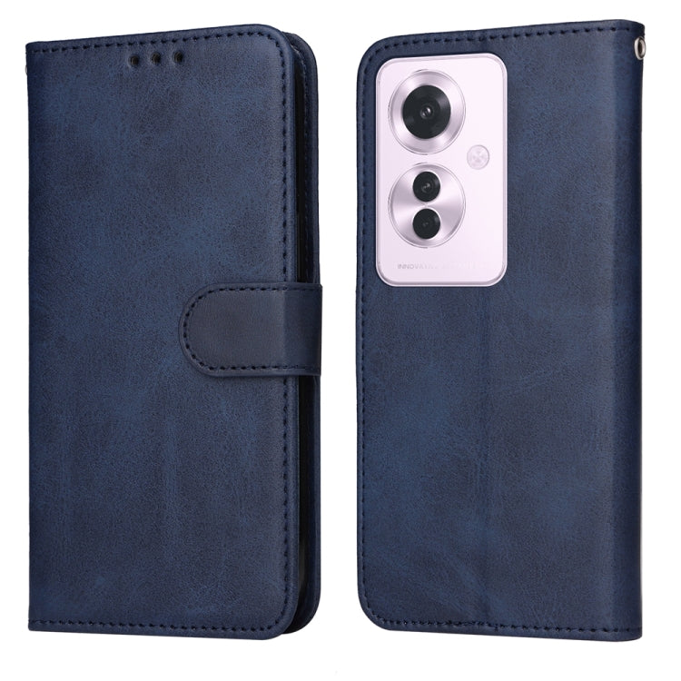 Classic Calf Texture Flip Leather Phone Case, For OPPO Reno12 5G Global, For OPPO K12x, For OPPO A60 4G Global, For OPPO K12, For OPPO A3 Pro 5G, For OPPO Reno11 F Global / F25 Pro Global, For OPPO Reno11 5G Global, For OPPO A59 5G / A2m               ...