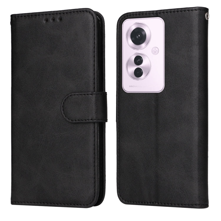 Classic Calf Texture Flip Leather Phone Case, For OPPO Reno12 5G Global, For OPPO K12x, For OPPO A60 4G Global, For OPPO K12, For OPPO A3 Pro 5G, For OPPO Reno11 F Global / F25 Pro Global, For OPPO Reno11 5G Global, For OPPO A59 5G / A2m               ...