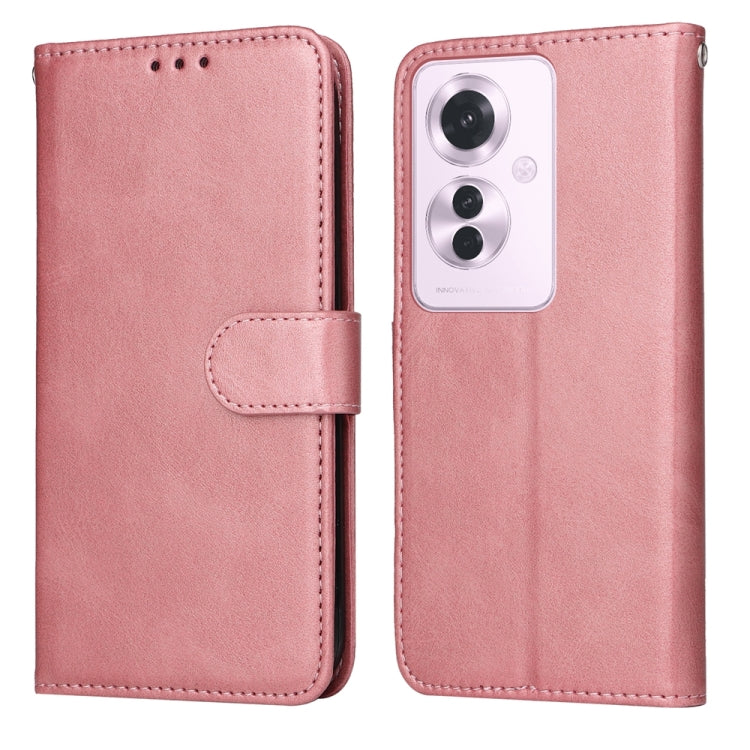 Classic Calf Texture Flip Leather Phone Case, For OPPO Reno12 5G Global, For OPPO K12x, For OPPO A60 4G Global, For OPPO K12, For OPPO A3 Pro 5G, For OPPO Reno11 F Global / F25 Pro Global, For OPPO Reno11 5G Global, For OPPO A59 5G / A2m               ...