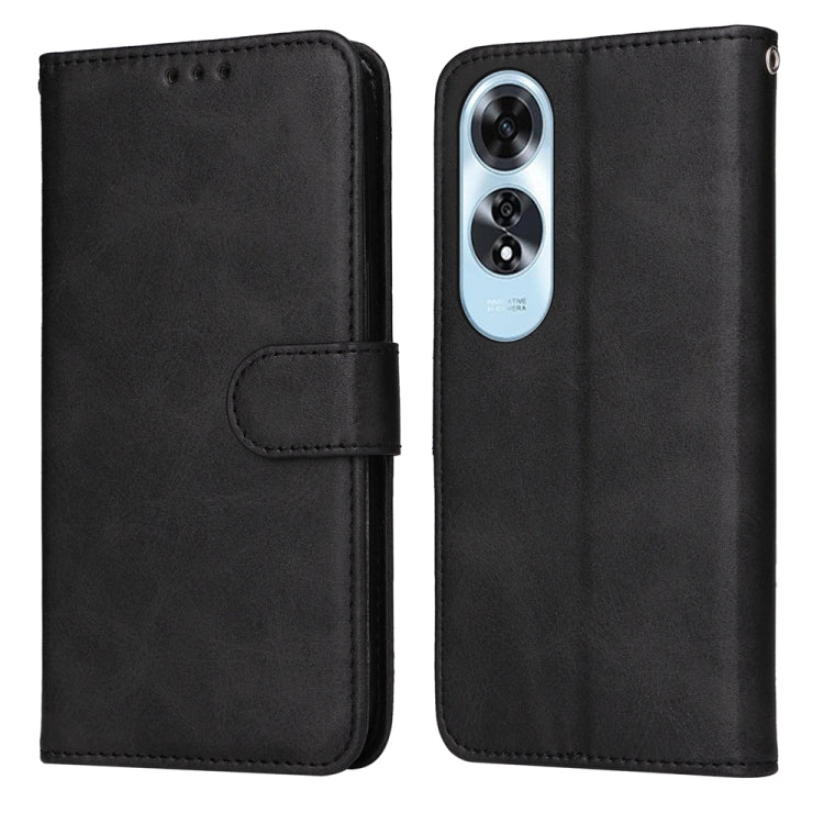Classic Calf Texture Flip Leather Phone Case, For OPPO Reno12 5G Global, For OPPO K12x, For OPPO A60 4G Global, For OPPO K12, For OPPO A3 Pro 5G, For OPPO Reno11 F Global / F25 Pro Global, For OPPO Reno11 5G Global, For OPPO A59 5G / A2m               ...