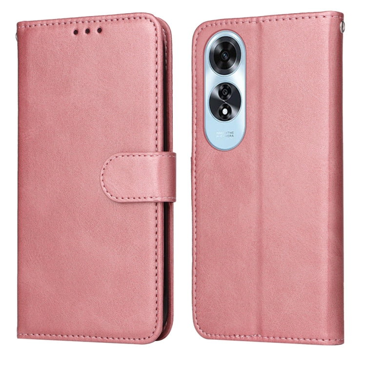Classic Calf Texture Flip Leather Phone Case, For OPPO Reno12 5G Global, For OPPO K12x, For OPPO A60 4G Global, For OPPO K12, For OPPO A3 Pro 5G, For OPPO Reno11 F Global / F25 Pro Global, For OPPO Reno11 5G Global, For OPPO A59 5G / A2m               ...