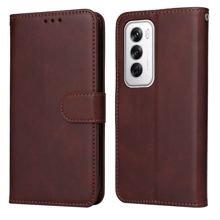 Classic Calf Texture Flip Leather Phone Case, For OPPO Reno12 5G Global, For OPPO K12x, For OPPO A60 4G Global, For OPPO K12, For OPPO A3 Pro 5G, For OPPO Reno11 F Global / F25 Pro Global, For OPPO Reno11 5G Global, For OPPO A59 5G / A2m               ...