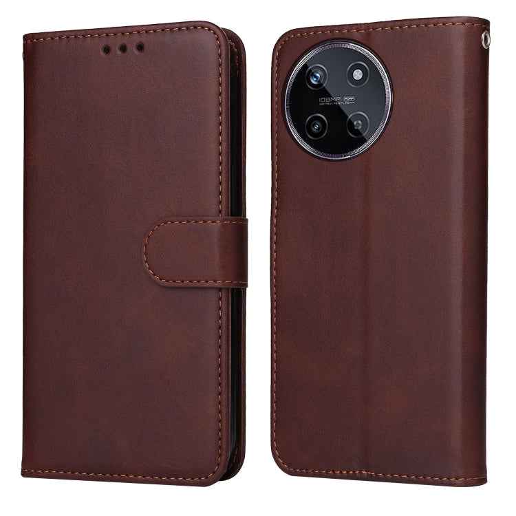 Classic Calf Texture Flip Leather Phone Case, For Realme 12 Pro+, For Realme C67 4G Global, For Realme C67 Global / 11 5G Taiwan Version, For Realme 11 4G Global, For Realme C53 / Narzo N53, For Realme C65 4G, For Realme C55, For Realme GT Neo 5 5G / GT3