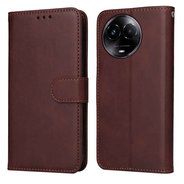 Classic Calf Texture Flip Leather Phone Case, For Realme 12 Pro+, For Realme C67 4G Global, For Realme C67 Global / 11 5G Taiwan Version, For Realme 11 4G Global, For Realme C53 / Narzo N53, For Realme C65 4G, For Realme C55, For Realme GT Neo 5 5G / GT3