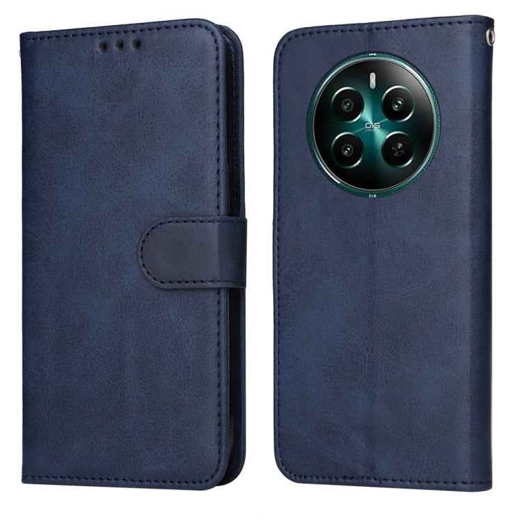 Classic Calf Texture Flip Leather Phone Case, For Realme 14 Pro+ Global, For Realme 14 Pro Global, For Realme GT 7 Pro, For Realme 13+, For Realme 13 Pro / 13 Pro+ / P1 Pro Global, For Realme GT 6 / GT Neo6 SE, For Realme C63 / C61  / Note 60          ...