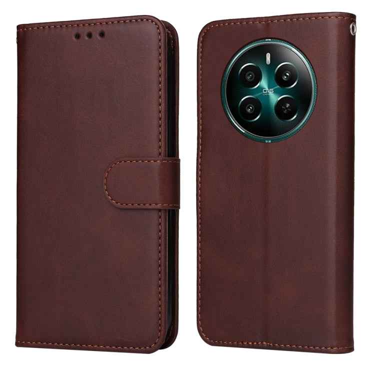 Classic Calf Texture Flip Leather Phone Case, For Realme 14 Pro+ Global, For Realme 14 Pro Global, For Realme GT 7 Pro, For Realme 13+, For Realme 13 Pro / 13 Pro+ / P1 Pro Global, For Realme GT 6 / GT Neo6 SE, For Realme C63 / C61  / Note 60          ...