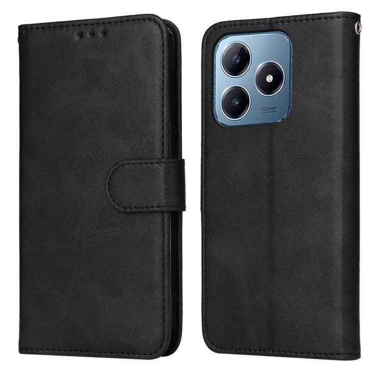 Classic Calf Texture Flip Leather Phone Case, For Realme 14 Pro+ Global, For Realme 14 Pro Global, For Realme GT 7 Pro, For Realme 13+, For Realme 13 Pro / 13 Pro+ / P1 Pro Global, For Realme GT 6 / GT Neo6 SE, For Realme C63 / C61  / Note 60          ...