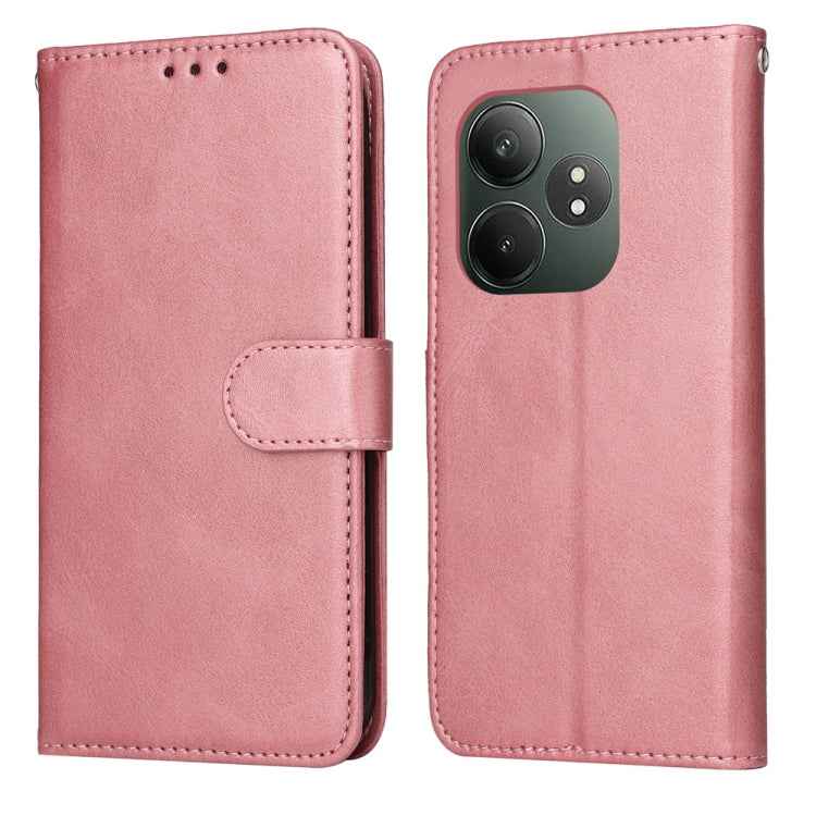 Classic Calf Texture Flip Leather Phone Case, For Realme 14 Pro+ Global, For Realme 14 Pro Global, For Realme GT 7 Pro, For Realme 13+, For Realme 13 Pro / 13 Pro+ / P1 Pro Global, For Realme GT 6 / GT Neo6 SE, For Realme C63 / C61  / Note 60          ...