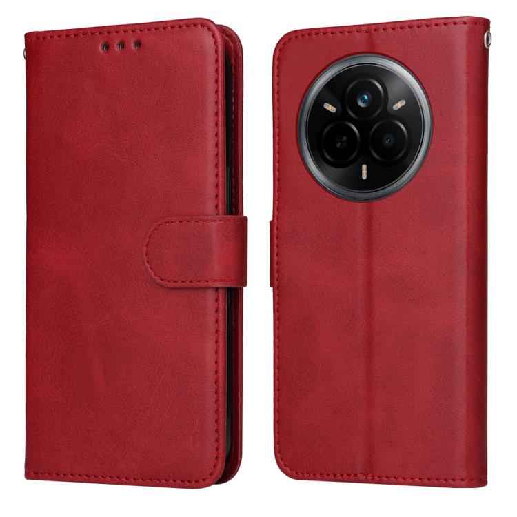 Classic Calf Texture Flip Leather Phone Case, For Realme 14 Pro+ Global, For Realme 14 Pro Global, For Realme GT 7 Pro, For Realme 13+, For Realme 13 Pro / 13 Pro+ / P1 Pro Global, For Realme GT 6 / GT Neo6 SE, For Realme C63 / C61  / Note 60          ...