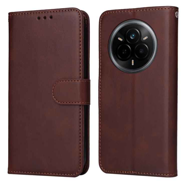 Classic Calf Texture Flip Leather Phone Case, For Realme 14 Pro+ Global, For Realme 14 Pro Global, For Realme GT 7 Pro, For Realme 13+, For Realme 13 Pro / 13 Pro+ / P1 Pro Global, For Realme GT 6 / GT Neo6 SE, For Realme C63 / C61  / Note 60          ...