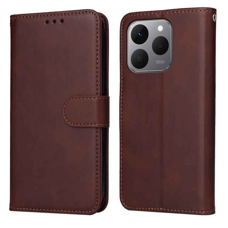 Classic Calf Texture Flip Leather Phone Case, For Realme 16 Pro+ 5G, For Realme 16 Pro 5G, For Realme 15x 5G India / Realme C85 5G, For Realme C85 Pro 4G, For Realme 15T 5G, For Realme Narzo 80 Lite 4G / C71 India, For Realme 15 5G / Realme 15 Pro 5G  ...
