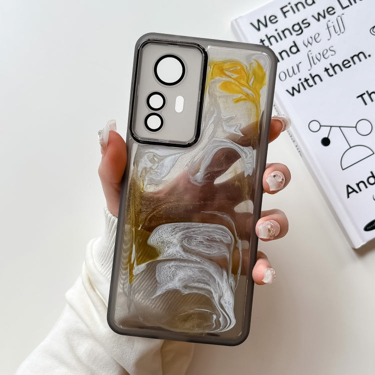 Oil Painting Electroplating TPU Phone Case, For Xiaomi Redmi K60, For Xiaomi Redmi K50, For Xiaomi Redmi K50 Ultra, For Xiaomi Redmi K40, For Xiaomi Redmi K40 Pro, For Xiaomi Redmi K40 Gaming
