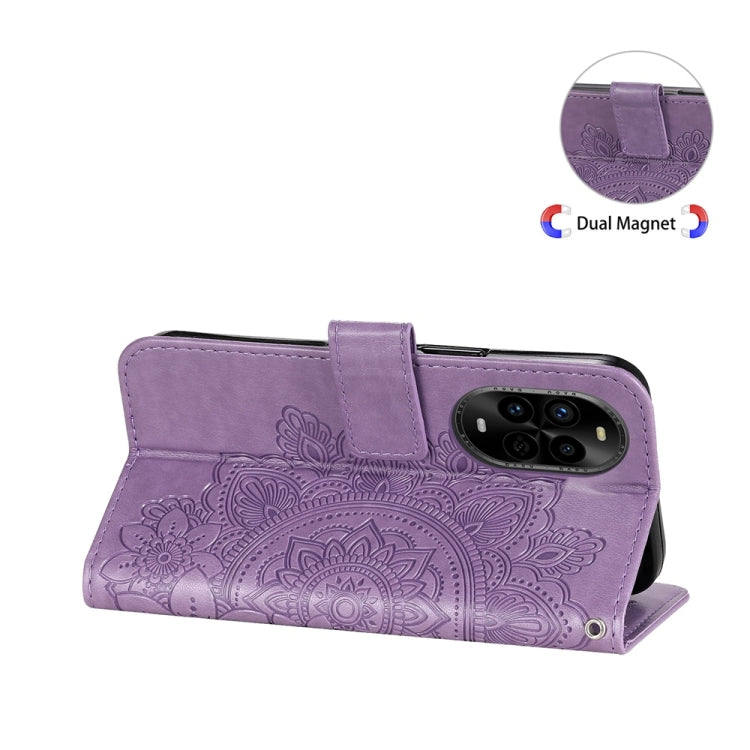 Seven-petal Flowers Embossing Leather Phone Case, For Huawei nova 13 Pro, For Huawei nova 13 / nova 12, For Huawei Enjoy 70 Pro, For Huawei Enjoy 70, For Huawei nova 11 SE, For Huawei nova 12 Pro, For Huawei Mate 60, For Huawei Mate 60 Pro             ...