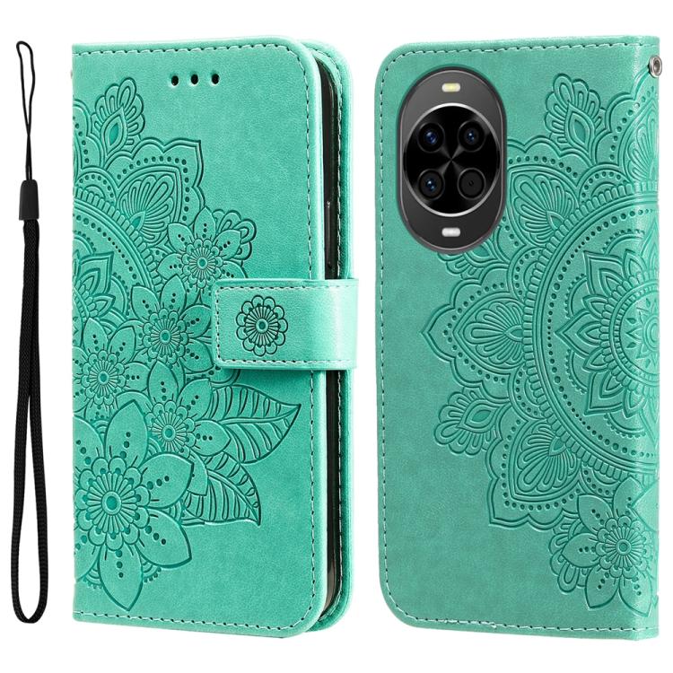 Seven-petal Flowers Embossing Leather Phone Case, For Huawei Enjoy 90 Pro Max 5G, For Huawei Enjoy 90 / Enjoy 90 Plus 5G, For Huawei Enjoy 80 Plus, For Huawei nova 15 Pro / nova 15 Ultra, For Huawei Mate 70 Air 5G, For Huawei nova 14 Lite              ...
