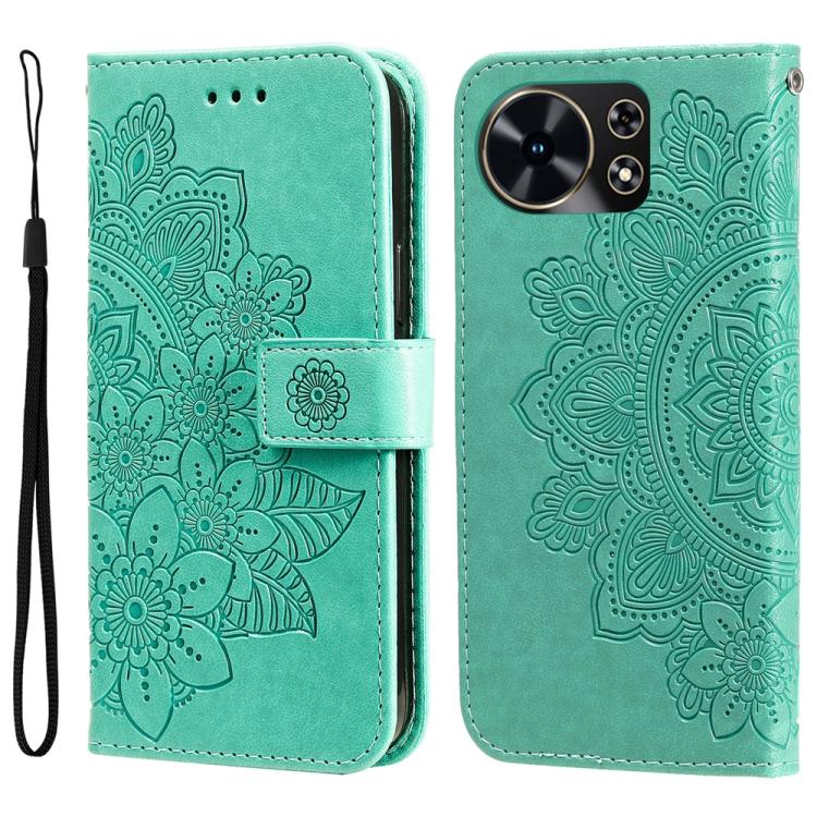 Seven-petal Flowers Embossing Leather Phone Case, For Huawei Enjoy 90 Pro Max 5G, For Huawei Enjoy 90 / Enjoy 90 Plus 5G, For Huawei Enjoy 80 Plus, For Huawei nova 15 Pro / nova 15 Ultra, For Huawei Mate 70 Air 5G, For Huawei nova 14 Lite              ...