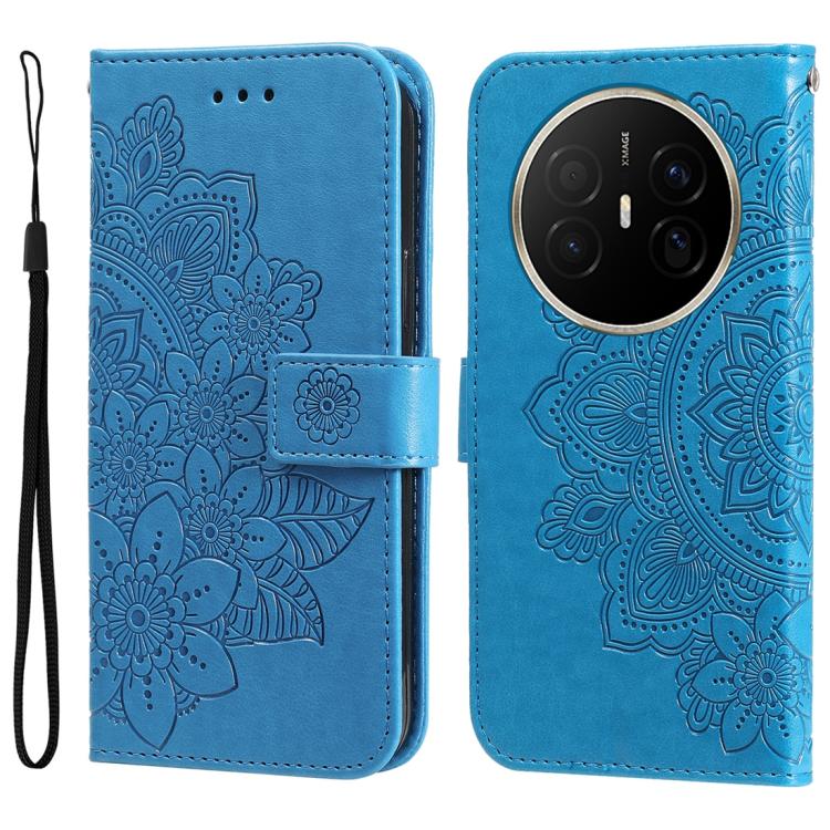 Seven-petal Flowers Embossing Leather Phone Case, For Huawei Enjoy 90 Pro Max 5G, For Huawei Enjoy 90 / Enjoy 90 Plus 5G, For Huawei Enjoy 80 Plus, For Huawei nova 15 Pro / nova 15 Ultra, For Huawei Mate 70 Air 5G, For Huawei nova 14 Lite              ...
