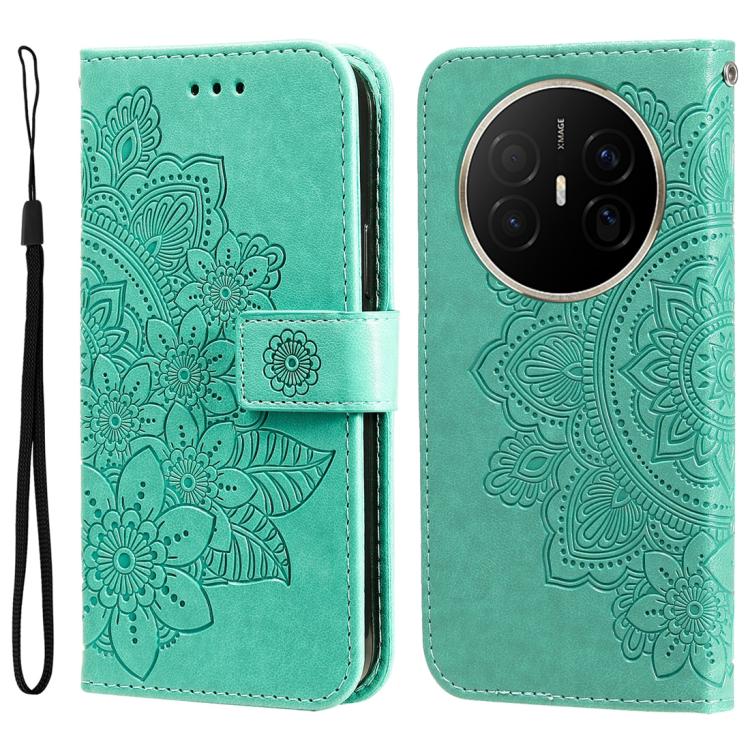 Seven-petal Flowers Embossing Leather Phone Case, For Huawei Enjoy 90 Pro Max 5G, For Huawei Enjoy 90 / Enjoy 90 Plus 5G, For Huawei Enjoy 80 Plus, For Huawei nova 15 Pro / nova 15 Ultra, For Huawei Mate 70 Air 5G, For Huawei nova 14 Lite              ...
