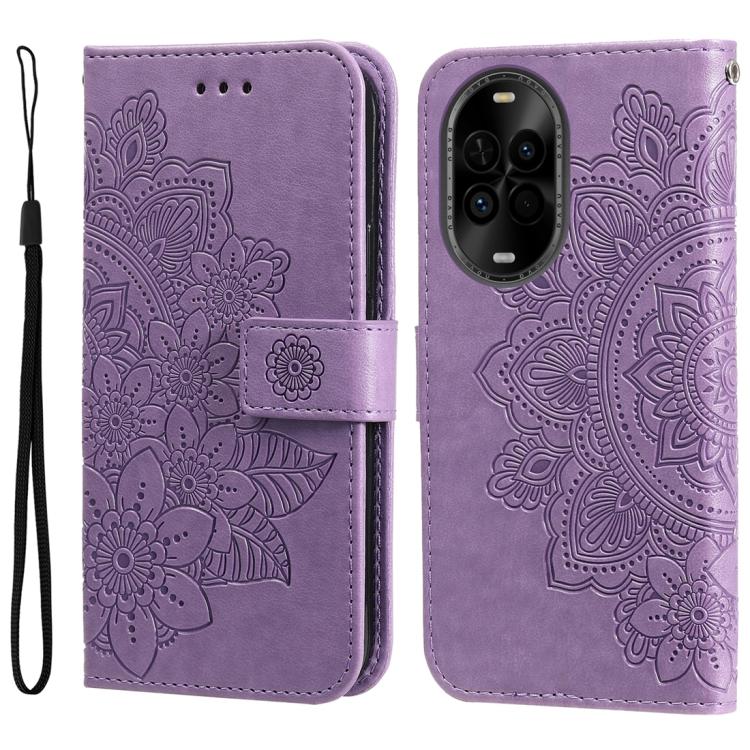 Seven-petal Flowers Embossing Leather Phone Case, For Huawei Enjoy 90 Pro Max 5G, For Huawei Enjoy 90 / Enjoy 90 Plus 5G, For Huawei Enjoy 80 Plus, For Huawei nova 15 Pro / nova 15 Ultra, For Huawei Mate 70 Air 5G, For Huawei nova 14 Lite              ...