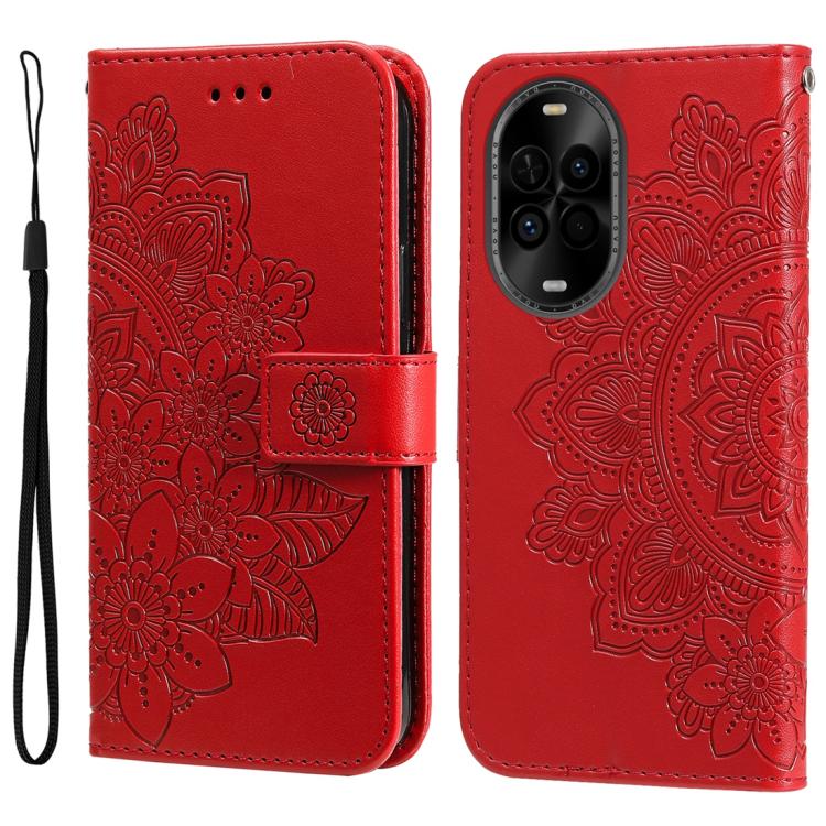 Seven-petal Flowers Embossing Leather Phone Case, For Huawei Enjoy 90 Pro Max 5G, For Huawei Enjoy 90 / Enjoy 90 Plus 5G, For Huawei Enjoy 80 Plus, For Huawei nova 15 Pro / nova 15 Ultra, For Huawei Mate 70 Air 5G, For Huawei nova 14 Lite              ...
