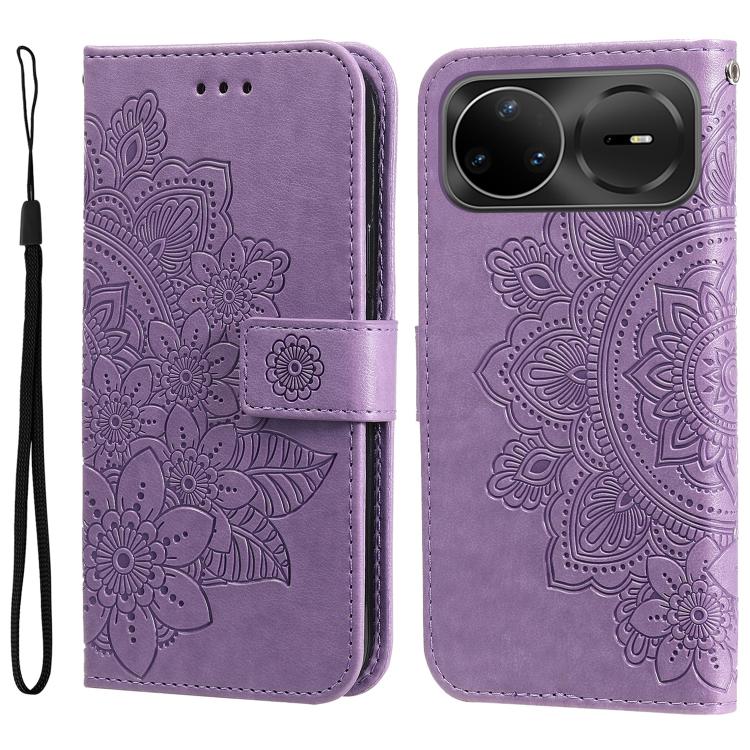 Seven-petal Flowers Embossing Leather Phone Case, For Huawei nova 16, For Huawei Enjoy 90 Pro Max 5G, For Huawei Enjoy 90 / Enjoy 90 Plus 5G, For Huawei Enjoy 80 Plus, For Huawei nova 15 Pro / nova 15 Ultra, For Huawei Mate 70 Air 5G                   ...